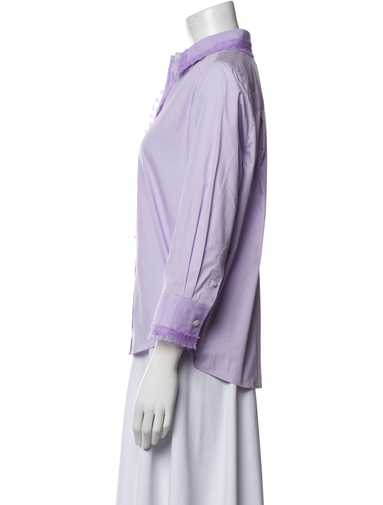 Marc Jacobs Three-Quarter Sleeve Button-Up Top