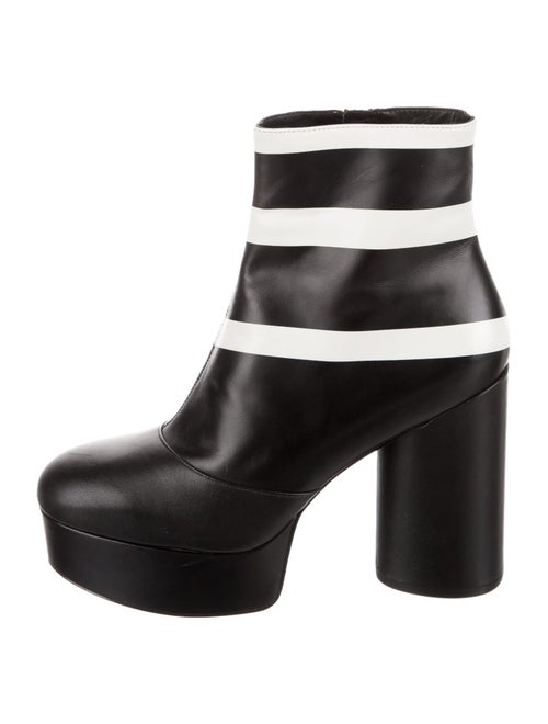 Marc Jacobs Leather Striped Boots