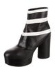 Marc Jacobs Leather Striped Boots
