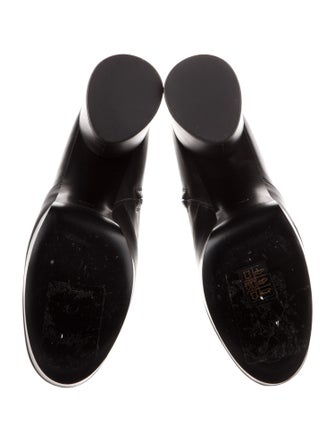 Marc Jacobs Leather Striped Boots