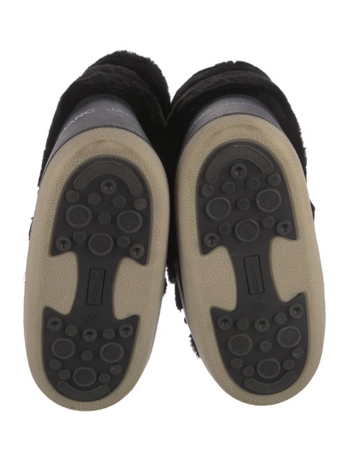 Marc Jacobs Shearling Patterned Lace-Up Boots