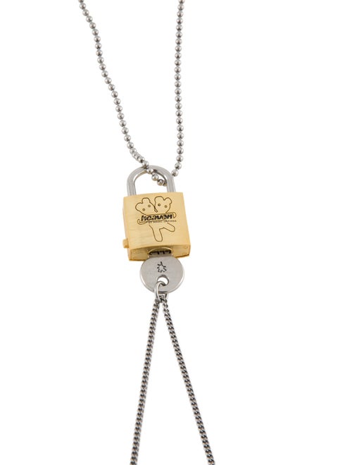 heaven BY MARC JACOBS Crystal Padlock & Key Pendant Necklace