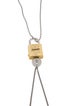 heaven BY MARC JACOBS Crystal Padlock & Key Pendant Necklace