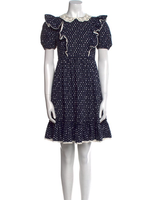 Marc Jacobs Polka Dot Print Mini Dress