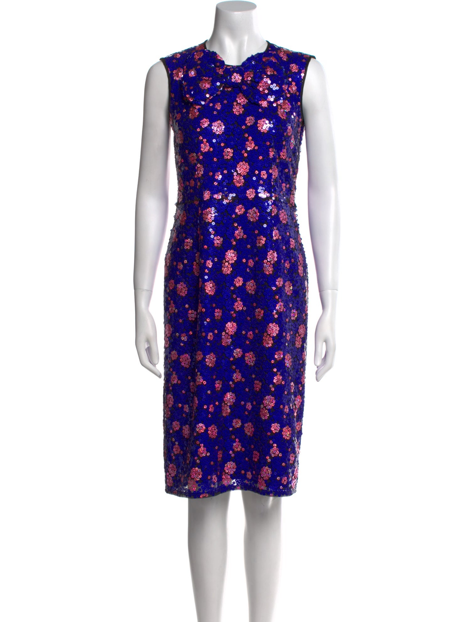Marc Jacobs Floral Print Knee-Length Dress
