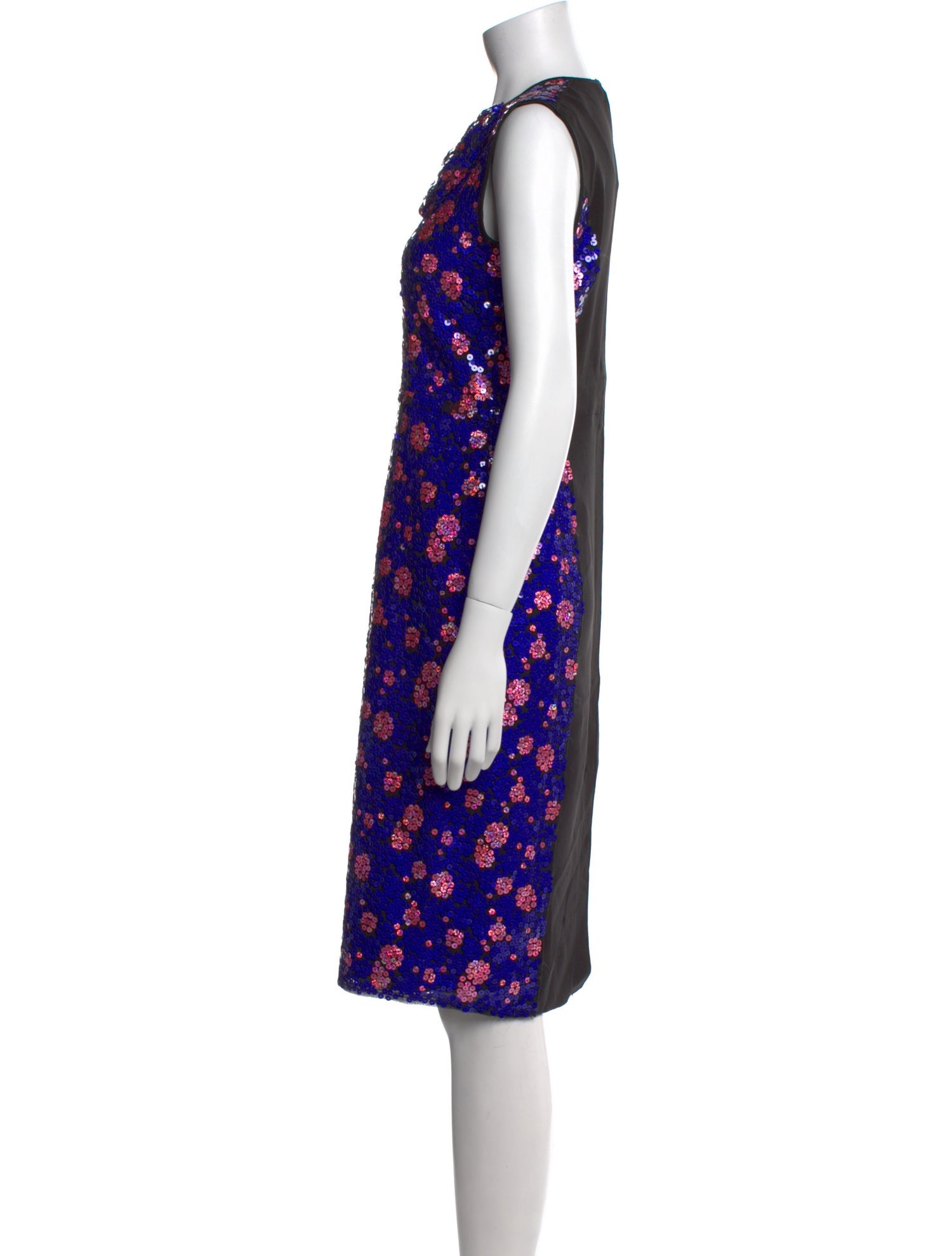 Marc Jacobs Floral Print Knee-Length Dress
