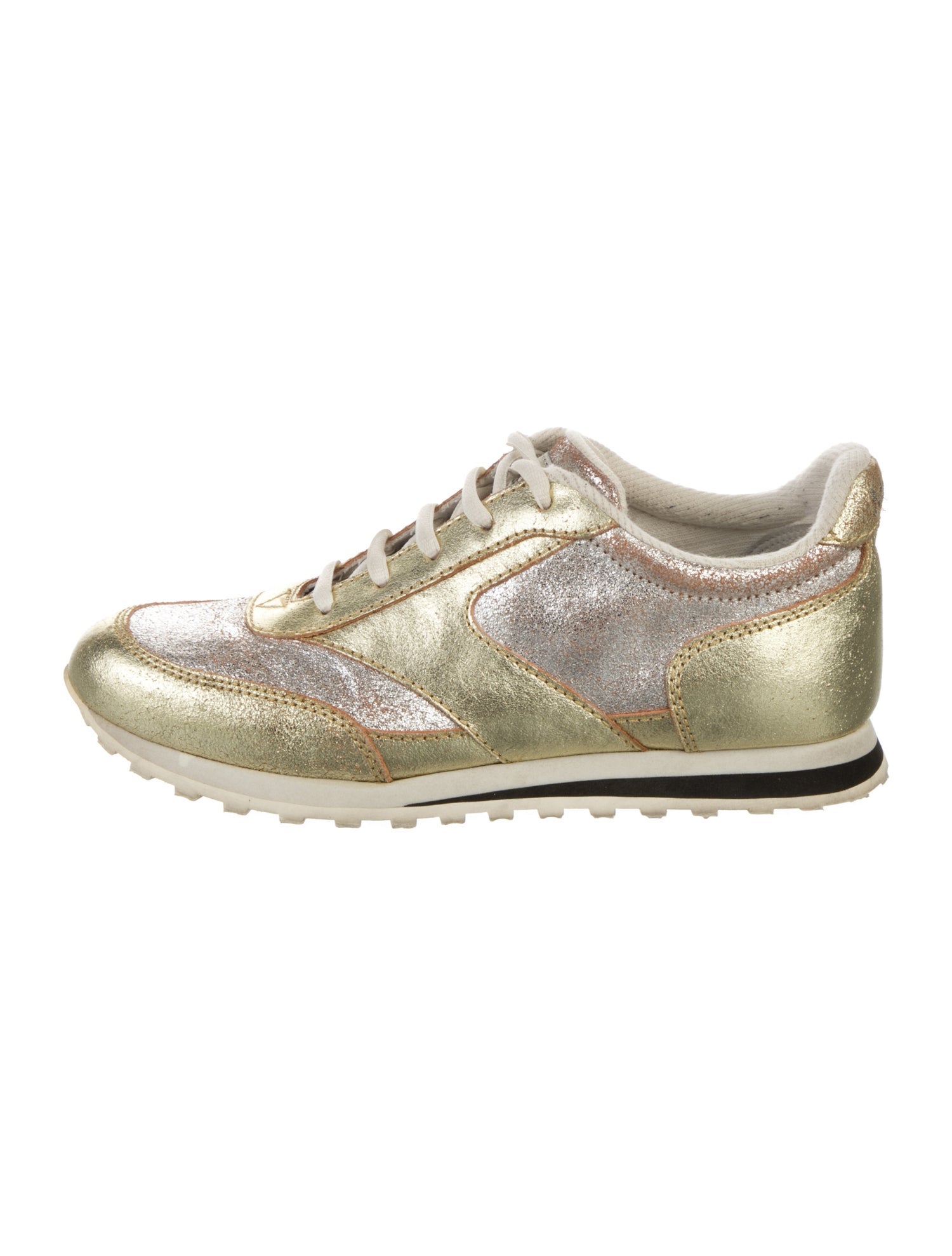 Marc Jacobs Leather Colorblock Pattern Sneakers