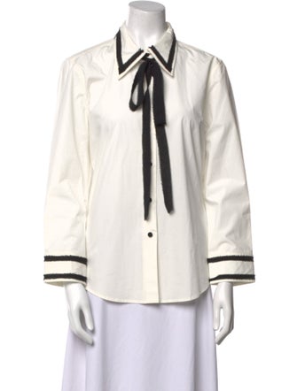 Marc Jacobs Long Sleeve Button-Up Top