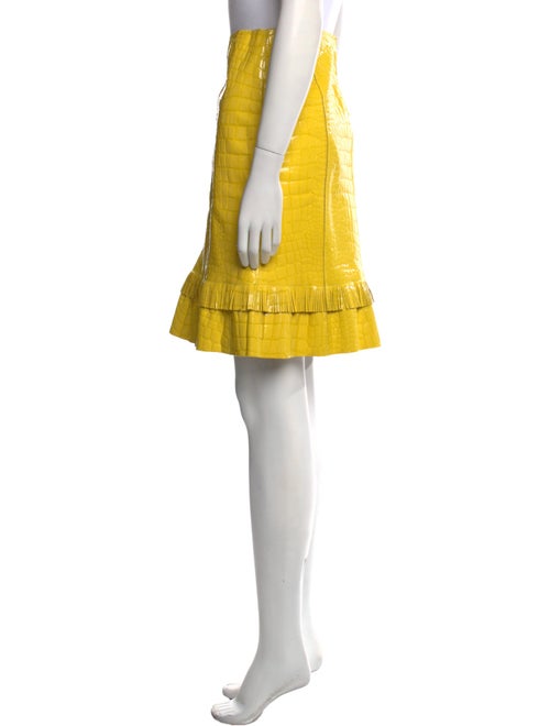 Marc Jacobs Leather Knee-Length Skirt