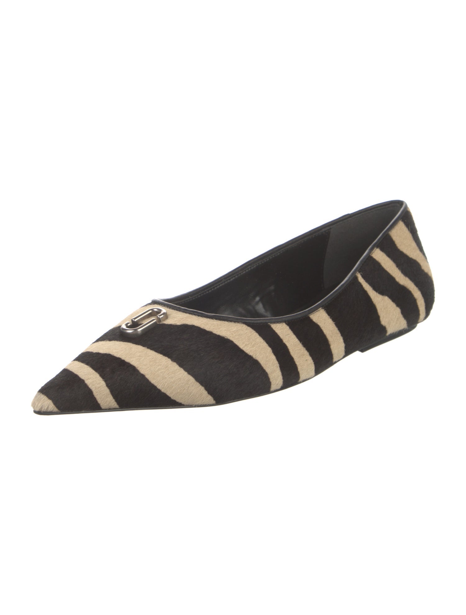 Marc Jacobs Ponyhair Printed Ballet Flats