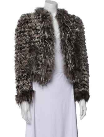 Marc Jacobs Fur Printed Fur Jacket