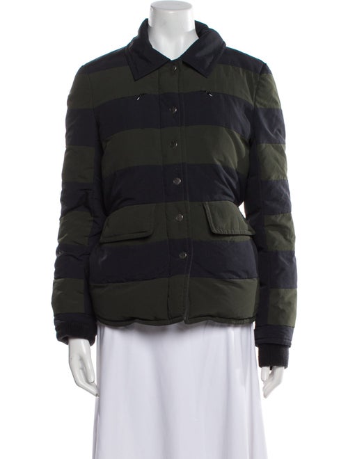 Marc Jacobs Nylon Striped Down Jacket
