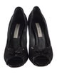 Marc Jacobs Suede Bow Accents Pumps