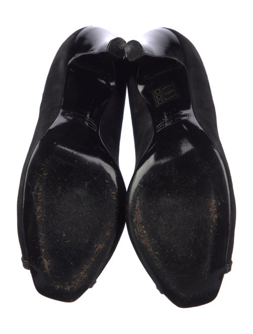 Marc Jacobs Suede Bow Accents Pumps