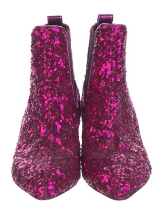 Marc Jacobs Sequins Chelsea Boots