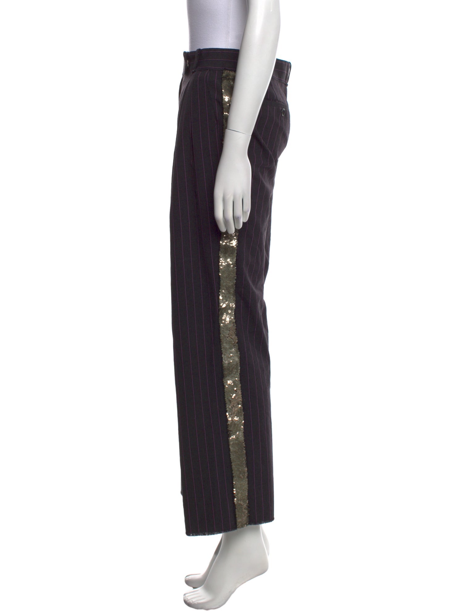 Marc Jacobs Wool Wide Leg Pants