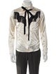 Marc Jacobs Silk Long Sleeve Button-Up Top