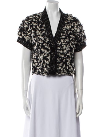 Marc Jacobs Wool Patterned Bolero