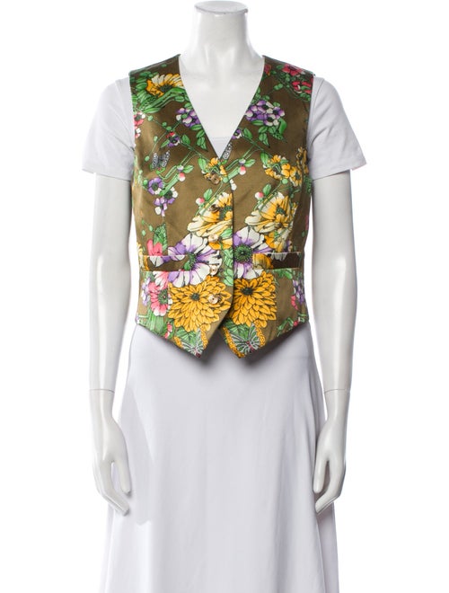 Marc Jacobs Floral Print Vest