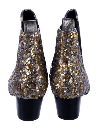 Marc Jacobs Sequins Chelsea Boots