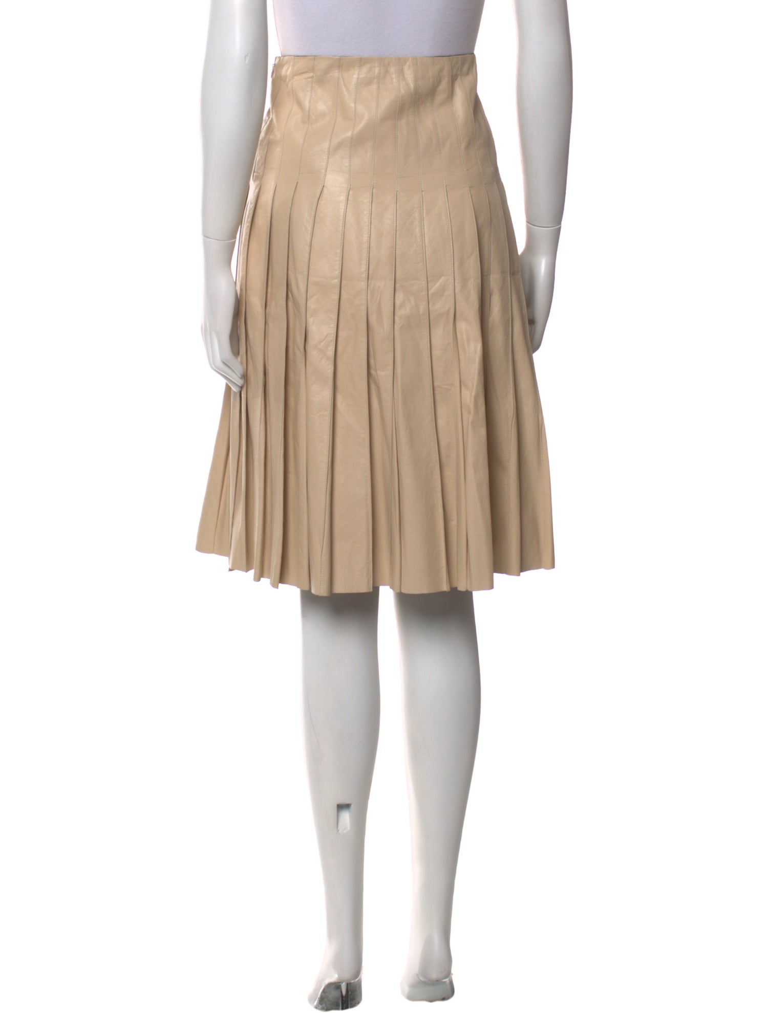 Marc Jacobs Leather Knee-Length Skirt