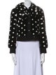 Marc Jacobs Polka Dot Print Faux Fur Jacket
