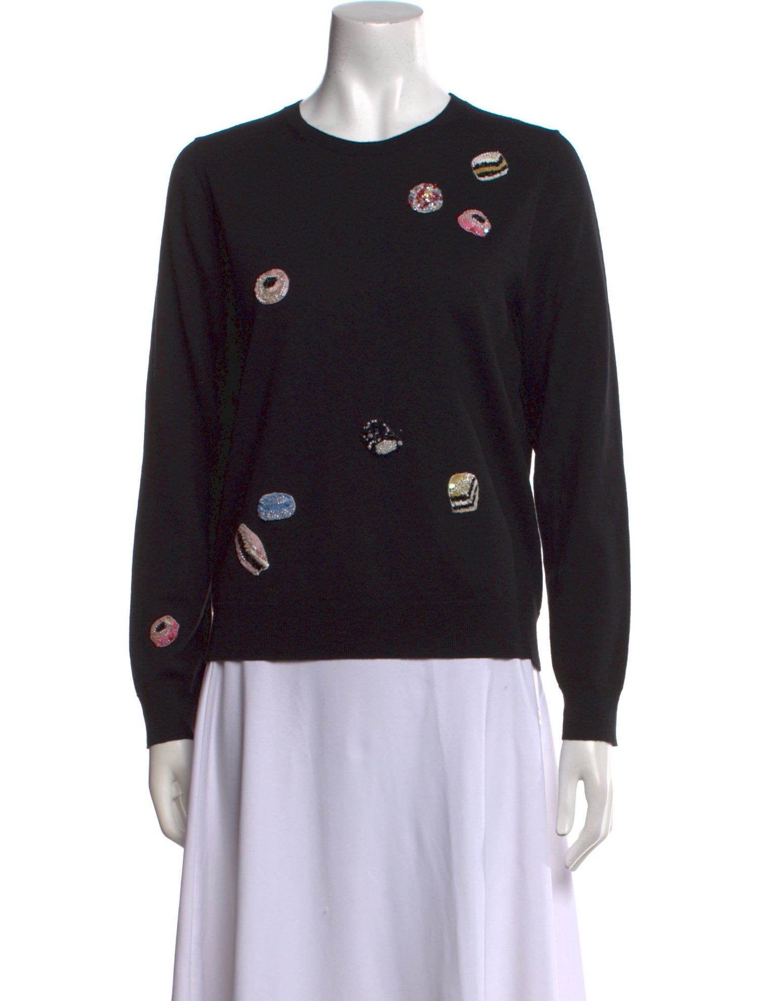 Marc Jacobs Wool Graphic Print Sweater