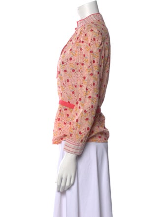 Marc Jacobs Printed Mock Neck Blouse