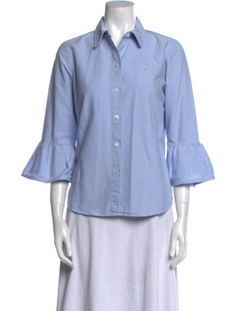 Marc Jacobs Three-Quarter Sleeve Button-Up Top