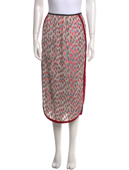 Marc Jacobs Printed Midi Length Skirt