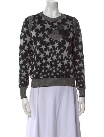 Marc Jacobs Virgin Wool Printed Sweater