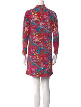 Marc Jacobs Floral Print Mini Dress