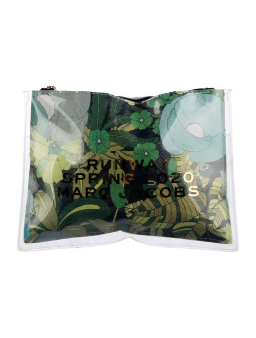 Marc Jacobs PVC floral cosmetic bag