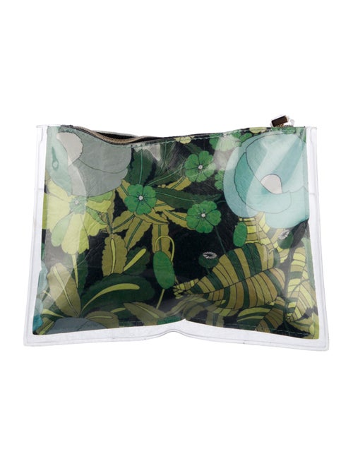 Marc Jacobs PVC floral cosmetic bag