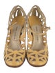 Marc Jacobs Leather Cutout Accent Pumps