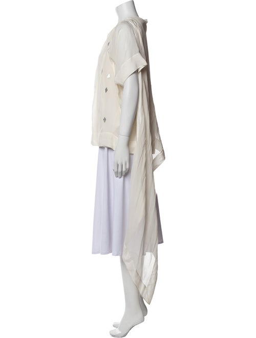 Marc Jacobs Silk Mock Neck Tunic