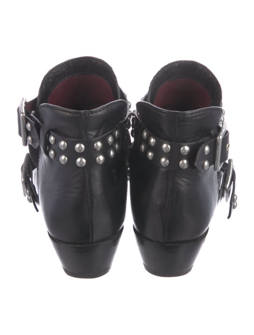 Marc Jacobs Leather Studded Accents Boots