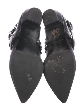 Marc Jacobs Leather Studded Accents Boots