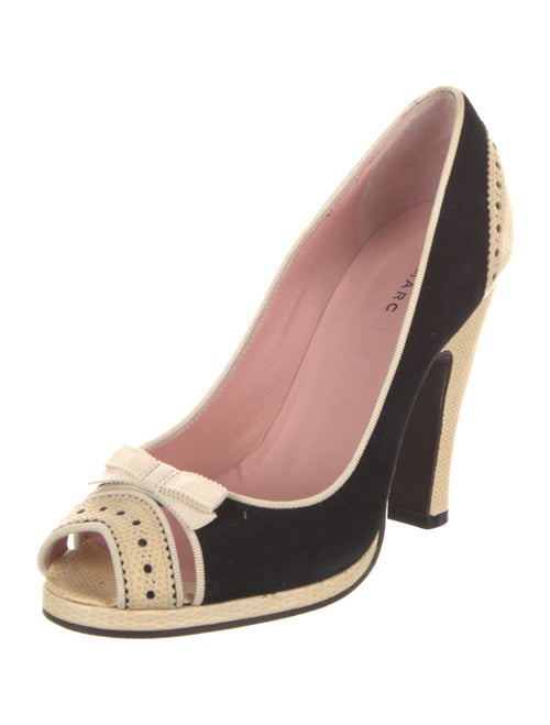 Marc Jacobs Suede Printed Pumps