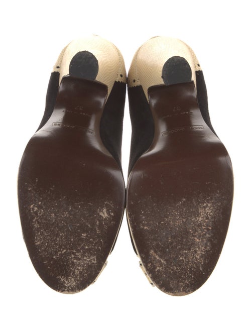 Marc Jacobs Suede Printed Pumps