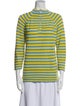 Marc Jacobs Striped Mock Neck Tunic