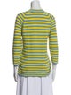 Marc Jacobs Striped Mock Neck Tunic