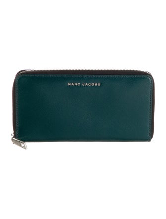 Marc Jacobs Leather Printed Continental Wallet