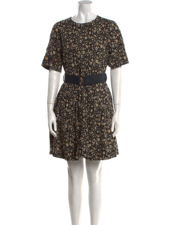 Marc Jacobs Floral Print Mini Dress