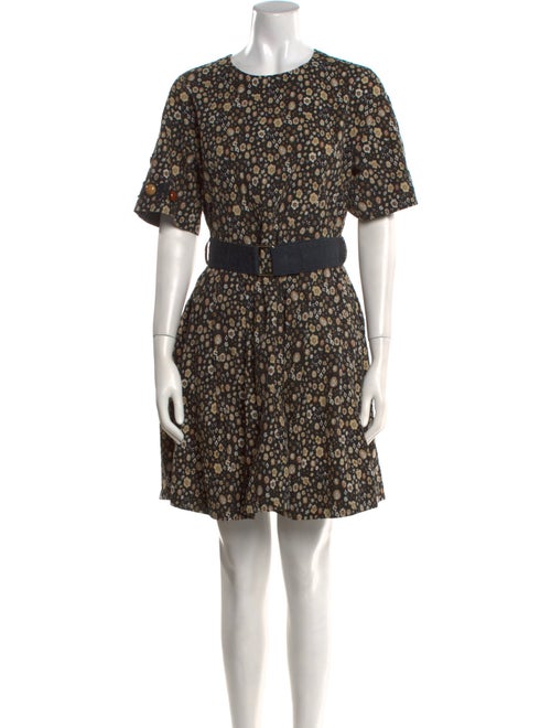 Marc Jacobs Floral Print Mini Dress