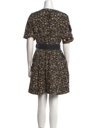 Marc Jacobs Floral Print Mini Dress