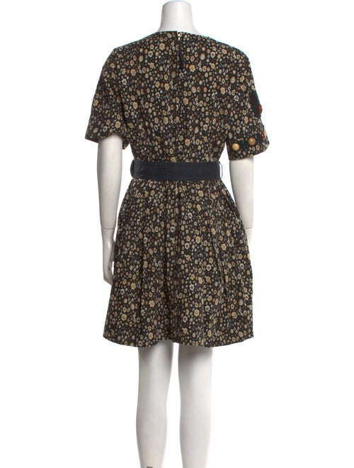 Marc Jacobs Floral Print Mini Dress