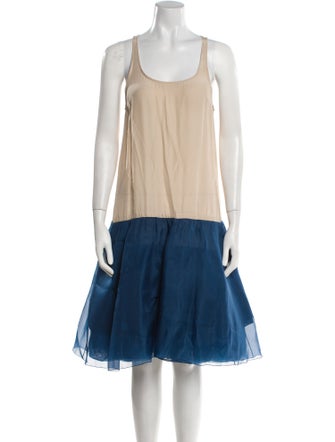 Marc Jacobs Silk Midi Length Dress