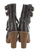 Marc Jacobs Leather Lace-Up Boots