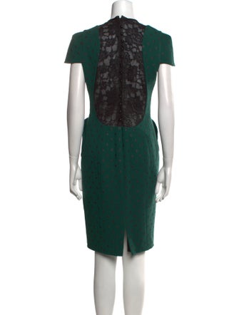 Marc Jacobs Polka Dot Print Knee-Length Dress